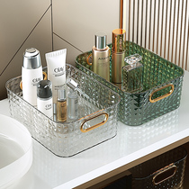 Transparent Cosmetic Containing box Desktop High-end Delicacy Box Dresser facial mask Skin Care Products Acrylic Containing baskets