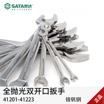 Wrish tool 8 1 10 open wrench fixed steam repair hardware large open double head wrench dual use alloy 147