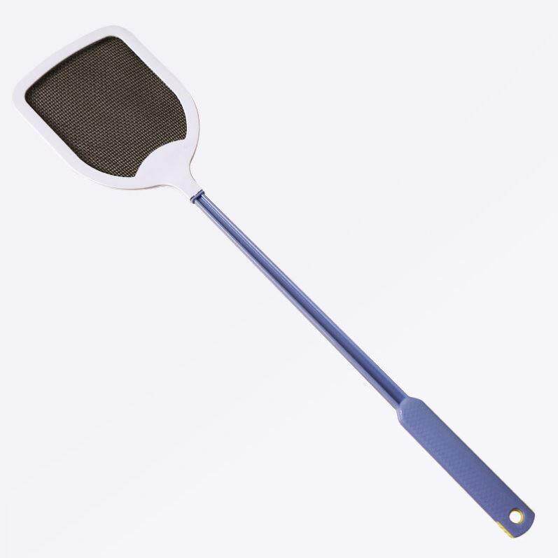 The fly swatter is not rotten, the manual fly is not rotten, the plastic is thickened and the long handle is used in summer.