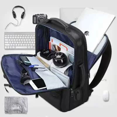 [Рюкзак BOPAI Men Backpack Расширяемая Уикенд/Работа/Путешествия]