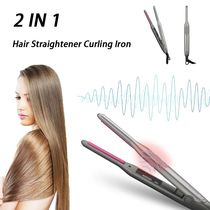 2 IN 1 Hair Straightener And Curler Flat Iron Machine Wave P