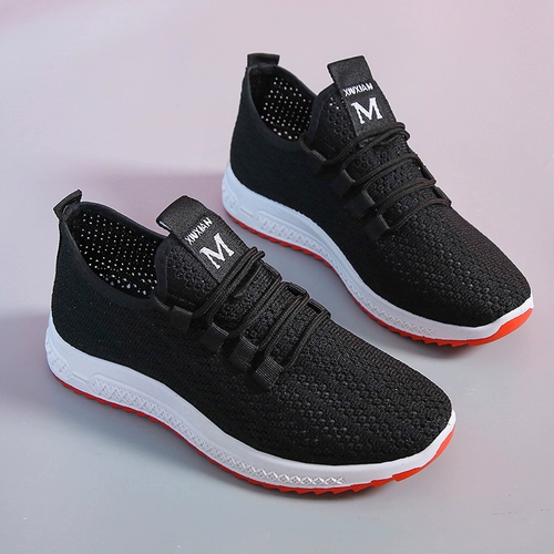 Слипоны, рабочие туфли для отдыха, нескользящая танцующая спортивная обувь для матери, мягкая подошва