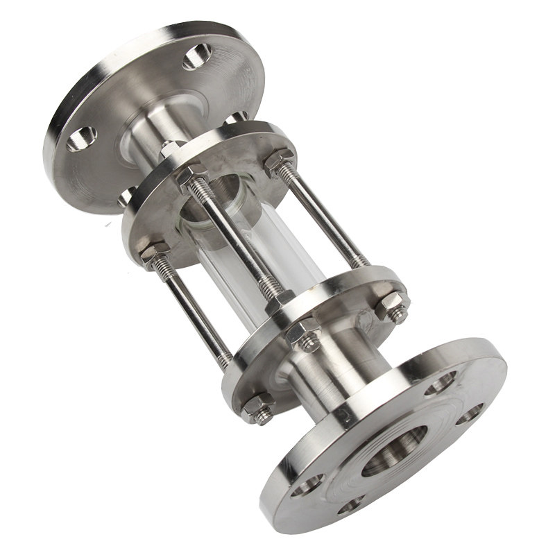 304 stainless steel flange view mirror piping Opto HGS07 straight-through glass bobbins Watch mirror Windows DN25