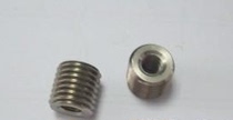Non-Label parts machined 304 stainless steel through-hole machine rice copper stop pay screw ventilation hollow