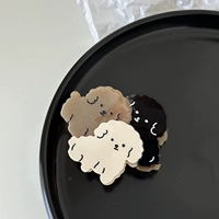 Тедди-плюшевый черно-белый кофе