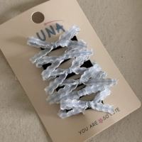 Синий плед-шесть узлов