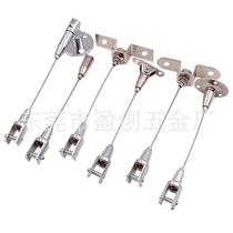 Steel Wire Rope Pendant Yard Acrylic Plate Hanging Clip Ceiling Sling Pendant With Straight Hanger Code Glass Billboard Fixed Sling