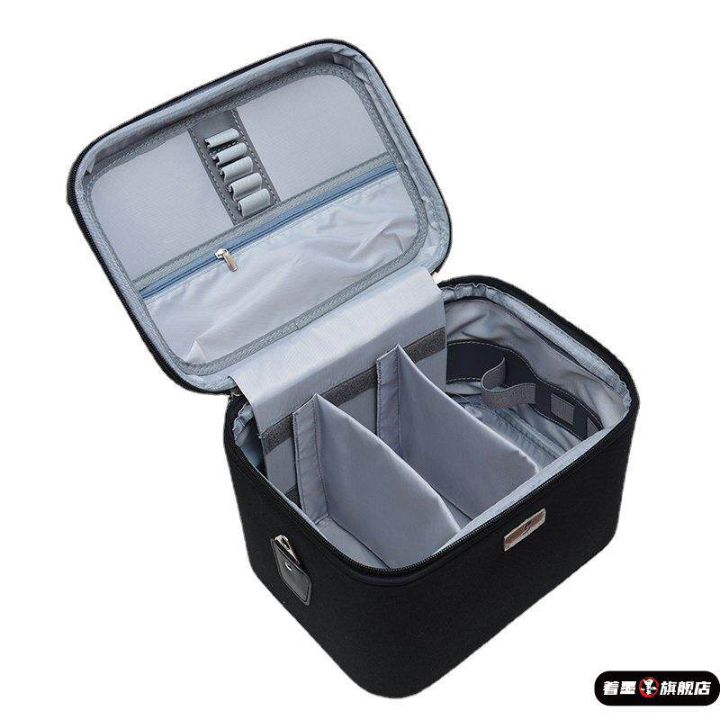 2025 New Waterproof Nylon Makeup Case, Portable Professional Makeup Artist Large-Capacity Storage Bag, Hand-Held, Customizable with Logo