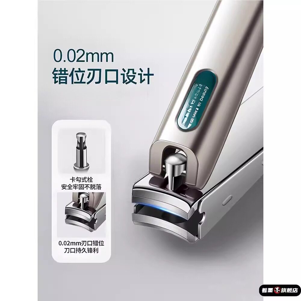 Sunlum Portable Nail Clipper Set Tool High-End Nail Clippers Oblique Mouth Nail Scissors for Women and Men