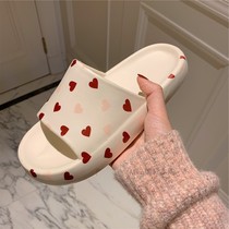 Japanese JULIPET slippers women Summer Wear fashion ins cute girl heart fairy fairy non slip casual beach sandalas