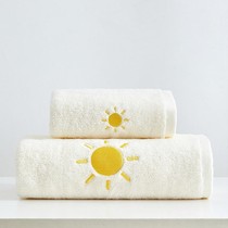 Japan JULIPET cotton cotton embroidery weather big bath towel women household absorbent towel does not drop hair three sets