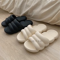 Japan JULIPET couple home slippers for men and women indoor home home stout anti-skid bath sandals summer