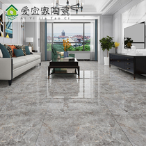 Nordic simple living room floor tile 800x800 bedroom full body tile restaurant bright surface floor tile Foshan superior products