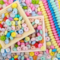 50pcs Baby Silicone Beads 12mm Lentil Beads Food Grade DIY p