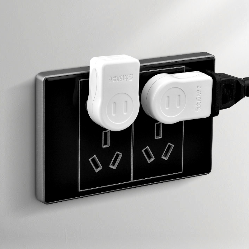 Steering plug bend socket converter flat plug wall two jack ultra-thin conversion usb interface convertible 1