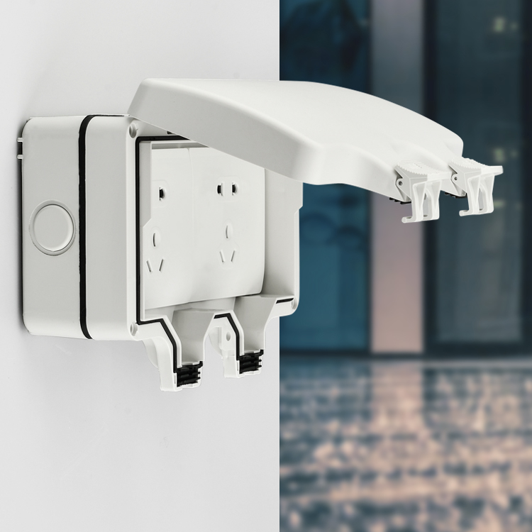 Bull Waterproof Socket Outdoor Rain Proof Outdoor Waterproof Junction Box Switch Socket Waterproof Case Anti-Rain Cover Anti