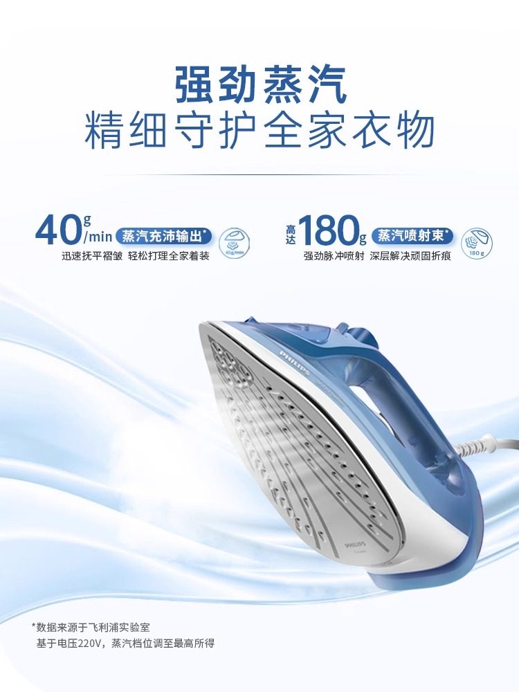 Philips Handheld Garment Steamer Steam Iron for Home Use High-Power New Model Small Handheld Garment Steamer 3031