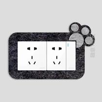 Switch sleeve Anti-dirty patch Bear Palm Free switch Felt Switch Sticking with wall stickup Decorative Sticker Switch Protection