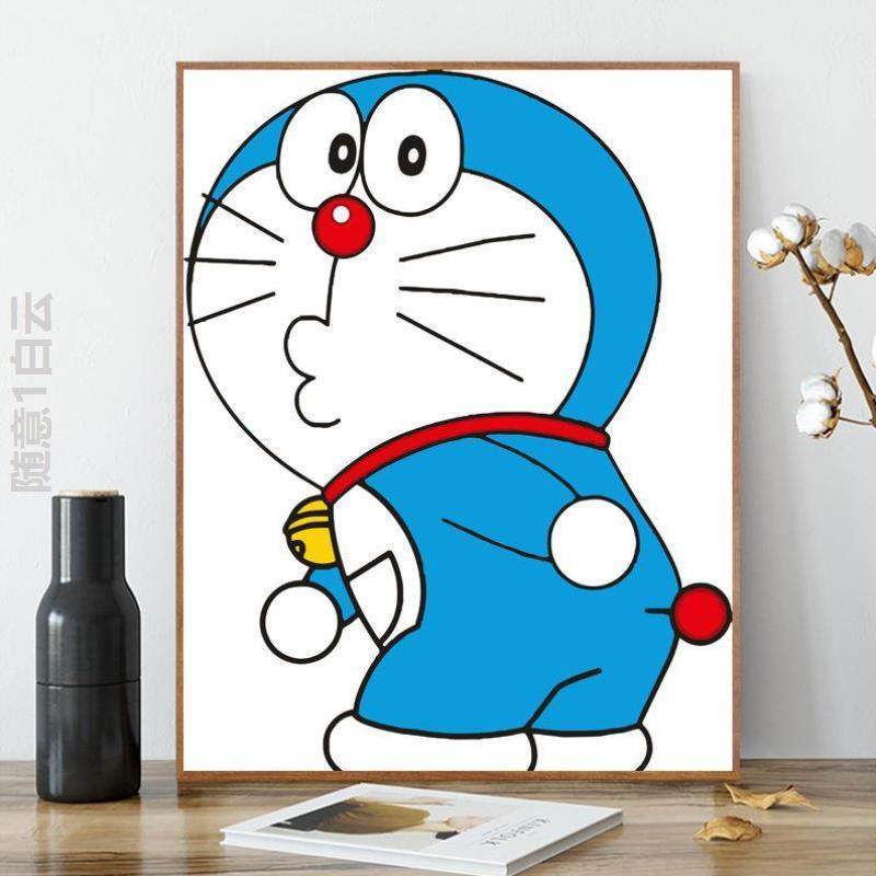 Diy Digital Oil Cartoon Handdrawn Color Oil Painting Decoration Painting Ancient Female Oil Painting Cold Beauty