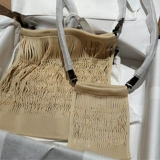 Летний шоппер, рыболовная сеть, вместительная и большая сумка через плечо на одно плечо