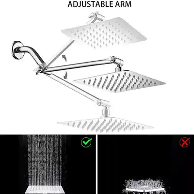 Huihua Amazon American concealed extension bracket arm tee tee shunt shower handheld double shower set