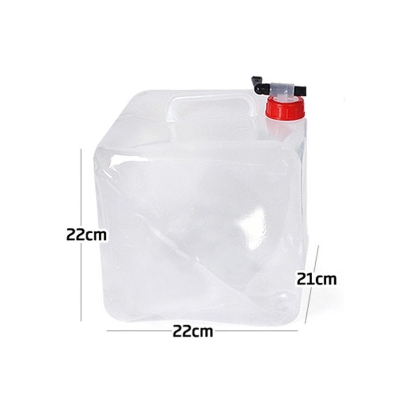 Folding bucket extra-large outdoor folding water storage barrel thickened portable drinking pure water barrel folding-in-car drinking water