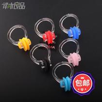 Silicone swimming nose clip earplugs for adults and children anti-slip suit nose plug swimming goggles matching diving equipment supplies