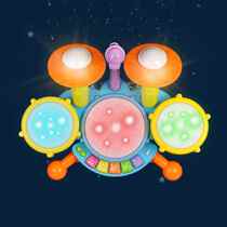 Toys Electronic Drum Childrens drumbeat percussion instrument with microphone jazz drums