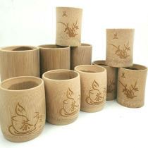 Product personality can customize 10 gift cup creative paint-free tea cup bamboo dining kitchen