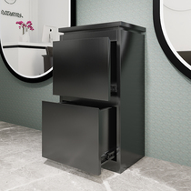 Barber shop tool cabinet stainless steel tool cart cabinet barber shop hair cutting trolley hair salon work cabinet storage counter