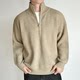 Heavy old money knitted sweater for men
