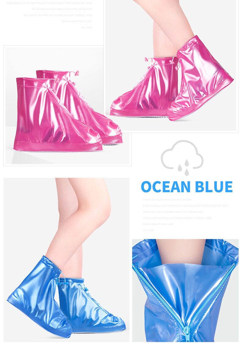 Дождь обувь детская охватывает 防水鞋套茶卡尔盐湖防滑加厚耐磨反复使用大西北沙漠防沙户外专用