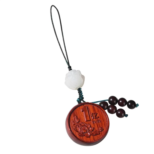 Оригинальный мобильный телефон из розового дерева, брелок, ключи от машины, креативная подвеска, креативный подарок