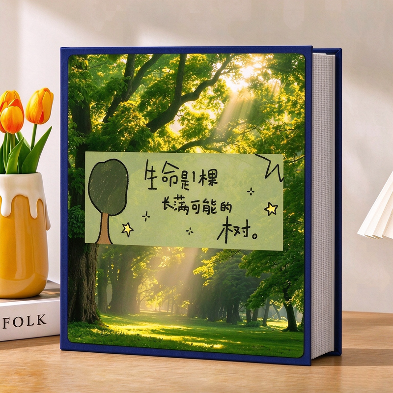 Travel Photo Album, Large-Capacity Family Memory Album, Insert Pages for Couple Photos, Holds 1000 Photos, 5-Inch, 6-Inch, 7-Inch, 8-Inch Photo Album