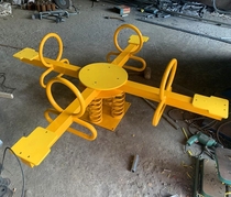 Kindergarten childrens outdoor sports and play rocking horse outdoor park amusement facilities double seesaw rocking fun