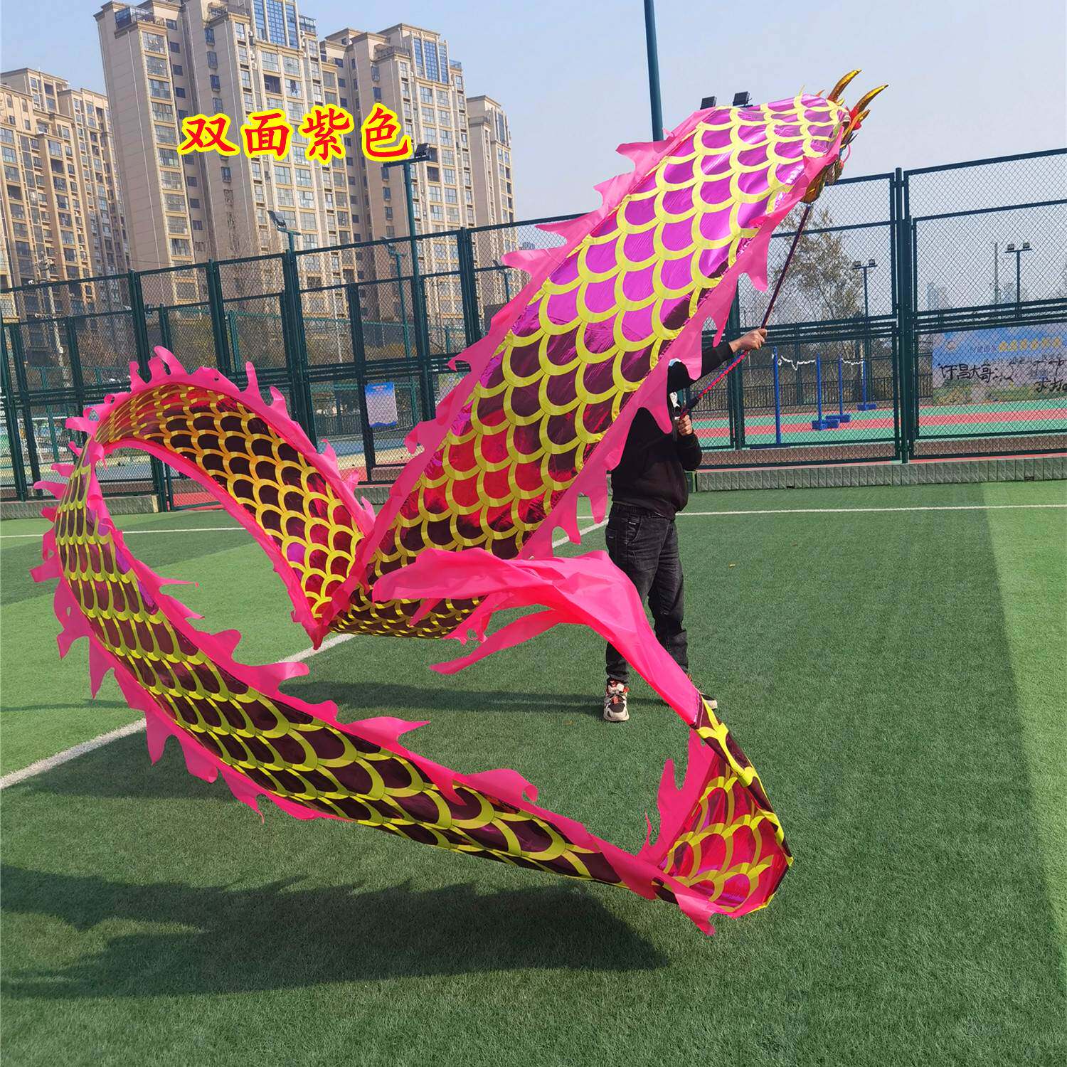Fitness Dragon Belt Dancing Dragon dragon Dragon Throw Dragon With Dragon Head Color Band Juggling Dragon Middle Aged Bodybuilding Child Fitness Dragon Belt Thrower