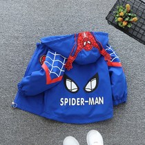 Pig Pig-Man Clothes Boy Clothes Boy Coat Autumn Clothing 2021 New Korean Version Cardiovert Childrens Clothing Baby Spider-Man clip