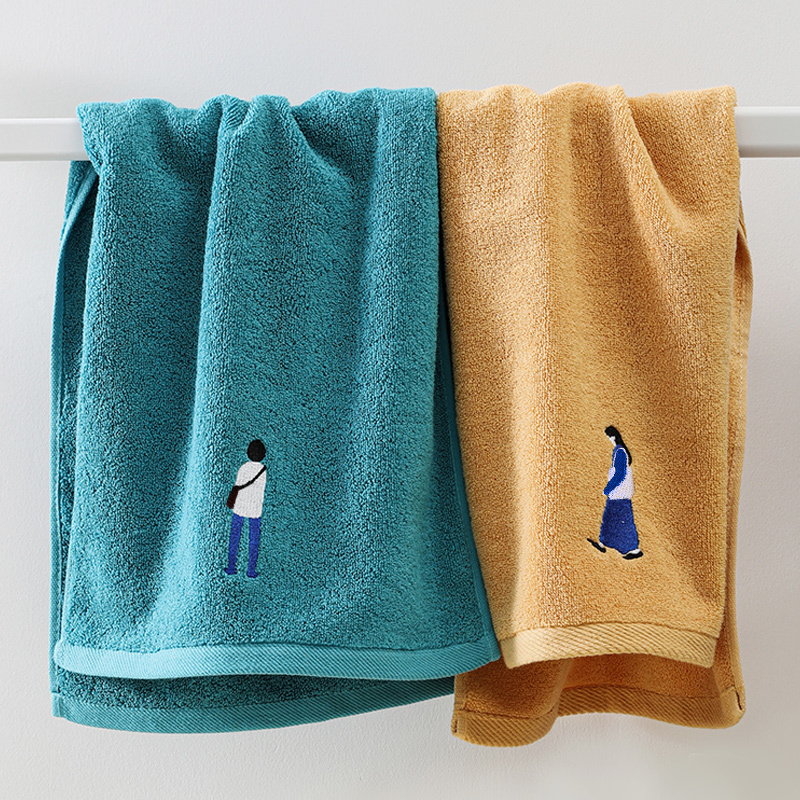Japanese Imported Towels, Pure Cotton, for Face Washing, Household Use, All-Cotton, Soft, Absorbent, for Wiping Hair and Hands, Soft, for Couples, High-End