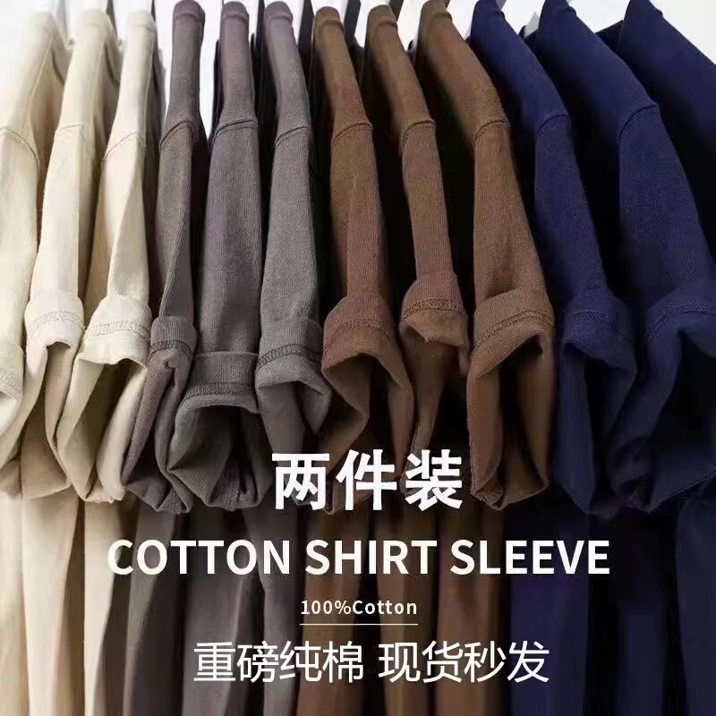 Buy One Get One Free 260g Pure Cotton Short-Sleeved T-Shirt for Men and Women, American Trendy Brand, Loose Casual Versatile Top, Summer Half-Sleeve