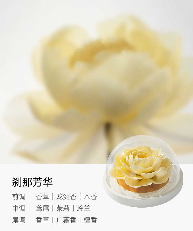Ароматерапия украшения 【母亲节礼物】浮光芍药非遗手工瓷花香薰礼盒高级香氛摆件礼物 Jupiter & venus