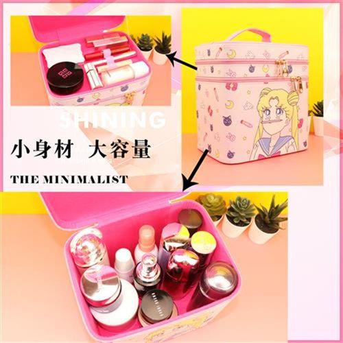 Cute Beauty Girl Chemical Package Makeup Multilayer Large Content Bag Y Makeup Boxes Handheld Day Ensemble KT Volume First Accessories Box Travel Collection-Taobao
