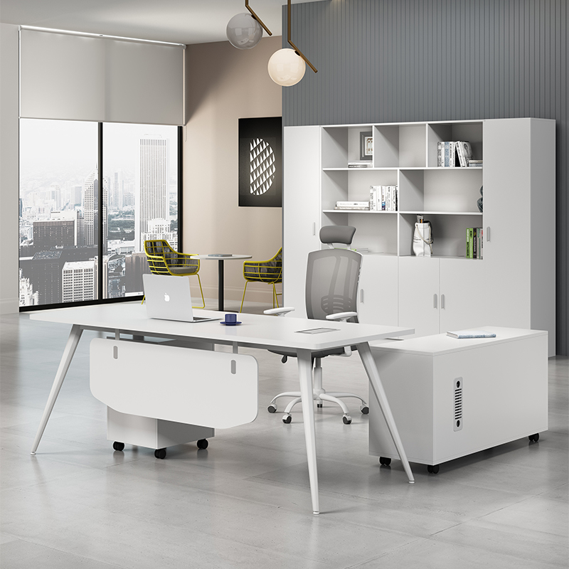 Boss table simple and modern single executive desk president table office furniture manager supervisor office desk and chair combination