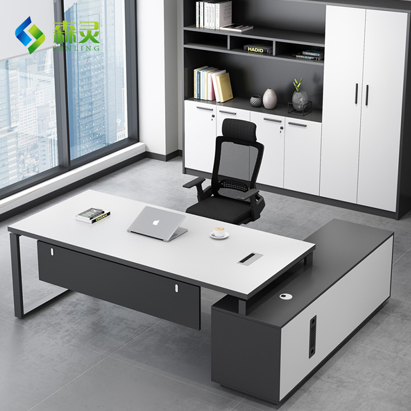 Boss desk and chair combination office furniture simple modern executive desk president desk single manager supervisor desk