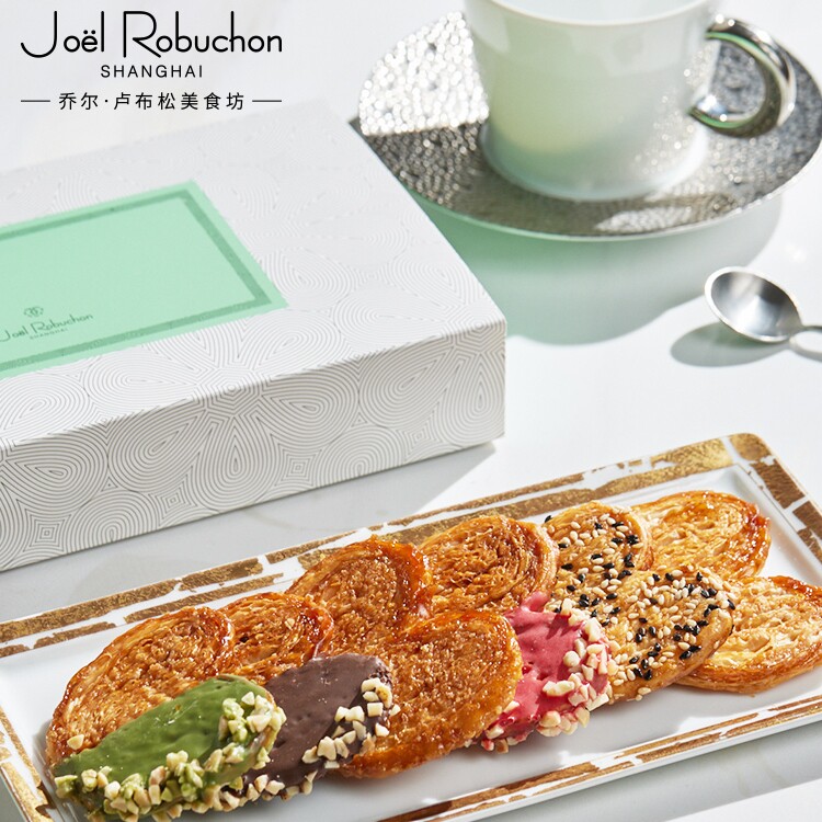 外滩十八号米其林餐厅甜品 乔尔卢布松 迷你蝴蝶酥礼盒 2盒装 天猫优惠券折后￥129包邮（￥220-71）