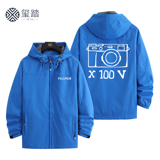 Fuji Camera Logo Jacket Fujifilm Photographer Clothing Autumn and Winter Workwear Team Jacket Cultural Shirt