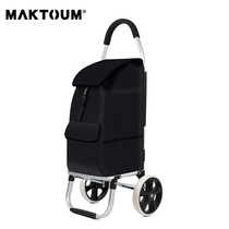 Stair-climbing shopping cart grocery shopping cart small trolley household foldable portable lightweight trolley trailer stair-climbing artifact