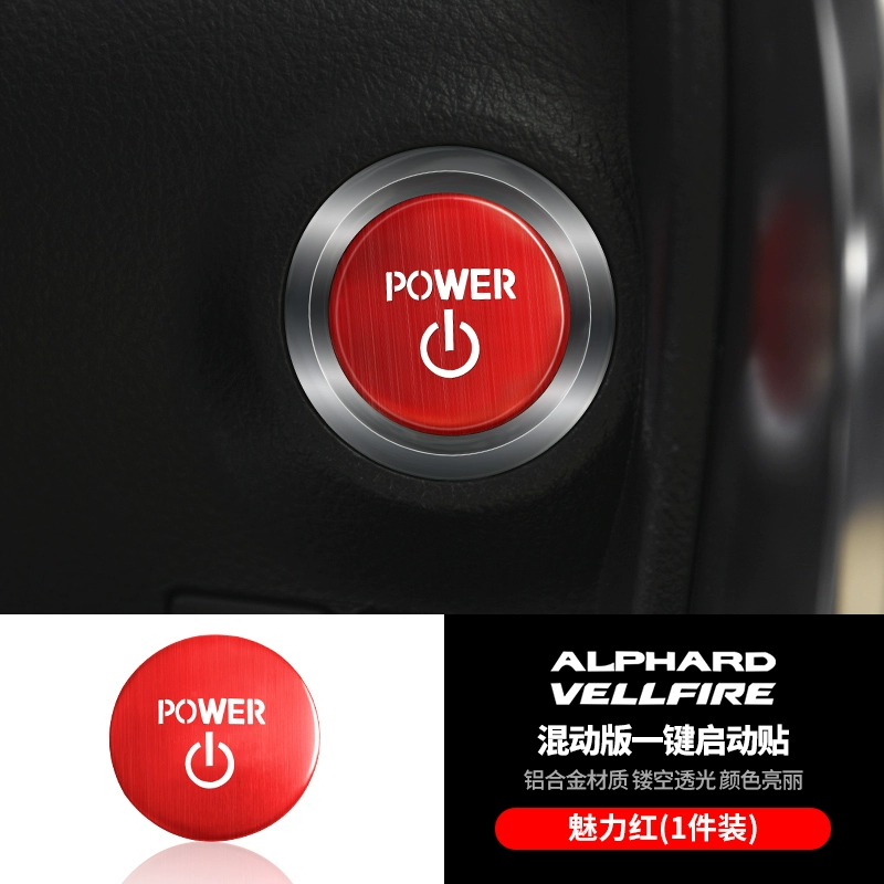 bạt che ô tô Áp dụng cho Toyota Elfa One -Button Start -Up Nút 30 Series Wilfa Sửa đổi Bộ cung cấp ô tô Phụ kiện nội thất vè che mưa fadil lưỡi gạt mưa silicon 