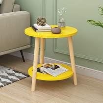 Mobile side table sofa edge a few Nordic Mini small tea table corner a few small round table living room minimalist bedside small table