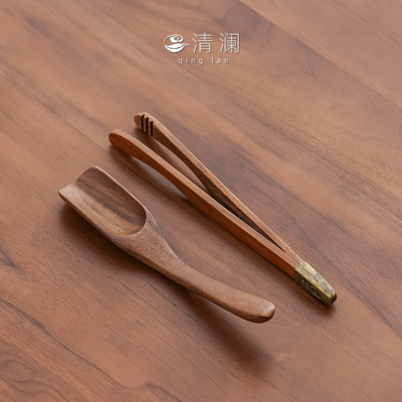 Clear Lanhu Peach Wood Tea Spoon Teaspoon Teaspoon Teaspoon Tea For Tea Leaves Special Spoon Kongfu Tea With Tea Dao Spare Parts-Taobao
