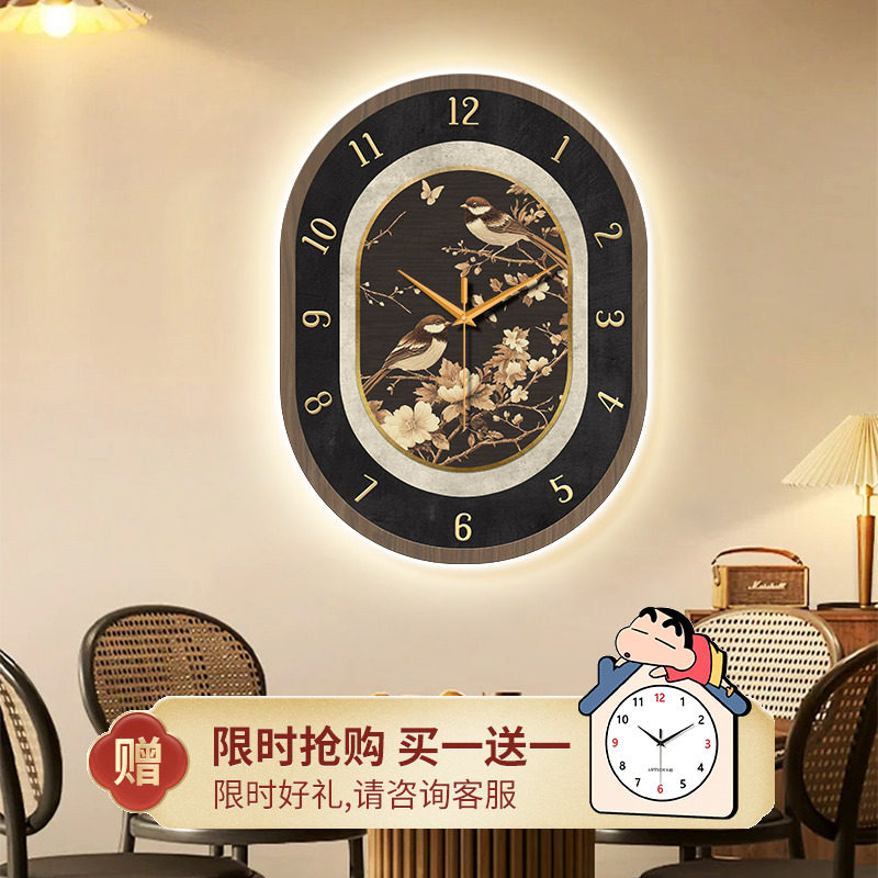 2025爆火法式复古挂钟推荐!客厅C位神器,小众中古风爱好者必冲💥-钟表画-淘宝好物网
